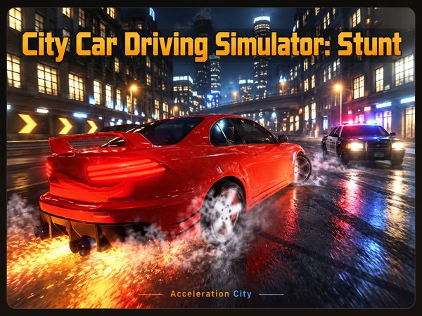 Play City Car Driving Simulator: Stunt