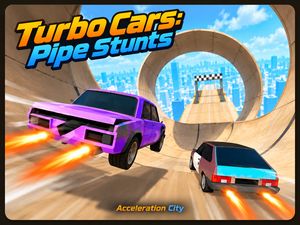 Play Turbo Cars: Pipe Stunts